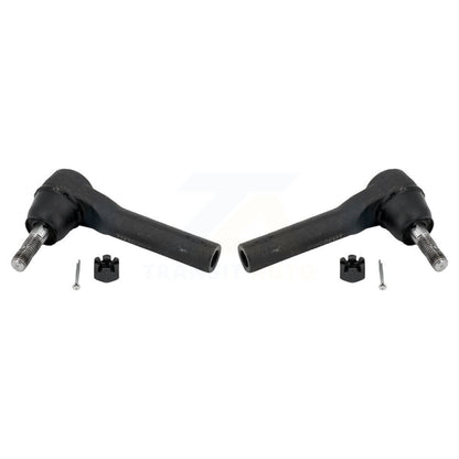 Tie Rod End Front Outer Pair For GMC Chevrolet Sierra 1500 Silverado Tahoe Yukon