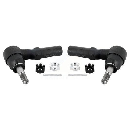 Tie Rod End Front Outer Pair For GMC Chevrolet Sierra 2500 HD Silverado 3500