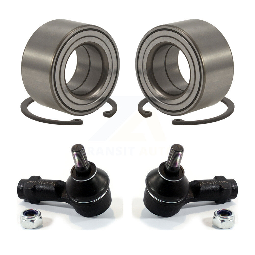 Wheel Bearing And Tie Rod End Front Kit For Hyundai Accent Tiburon Elantra