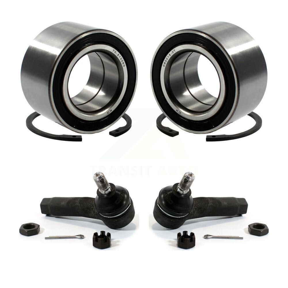 Wheel Bearing & Tie Rod End Front Kit For Nissan Maxima Altima INFINITI I35 I30
