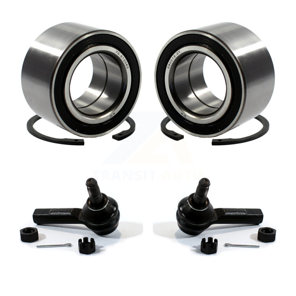 Wheel Bearing And Tie Rod End Front Kit For 2005-2006 Nissan X-Trail