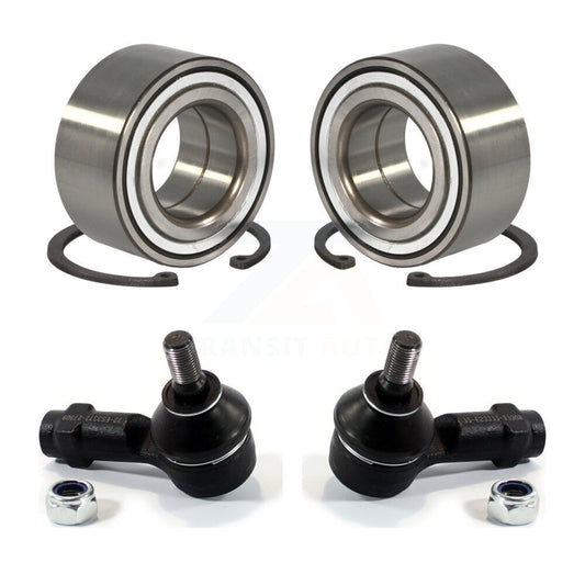 Wheel Bearing And Tie Rod End Front Kit For Hyundai Elantra Kia Spectra Tiburon