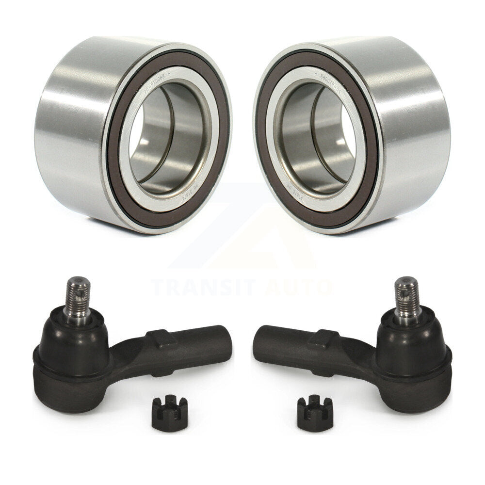 Wheel Bearing And Tie Rod End Front Kit For 2006-2014 Honda Ridgeline