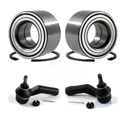 Wheel Bearing And Tie Rod End Front Kit For Mazda 3 Non-ABS