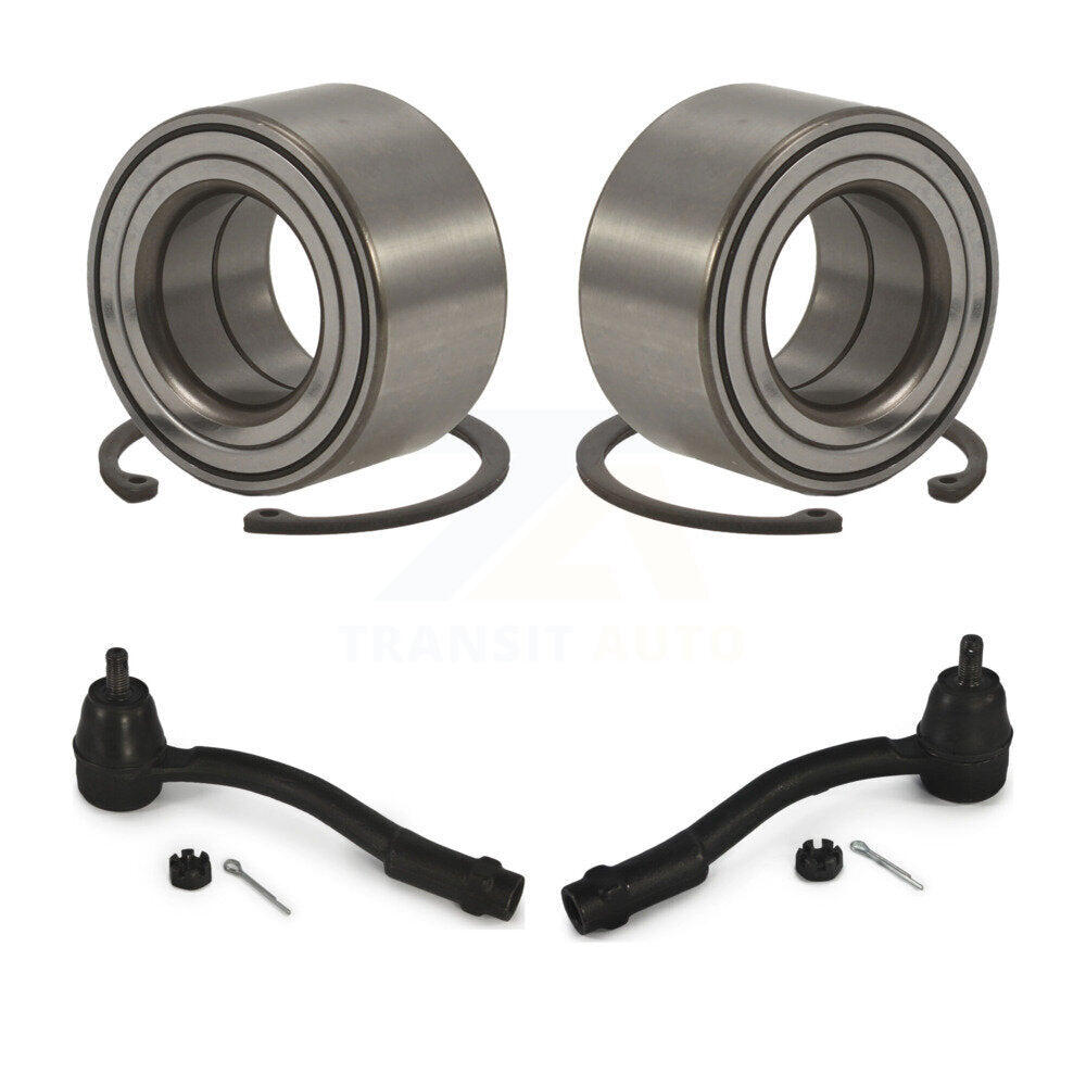 Wheel Bearing And Tie Rod End Front Kit For 2006-2011 Hyundai Accent