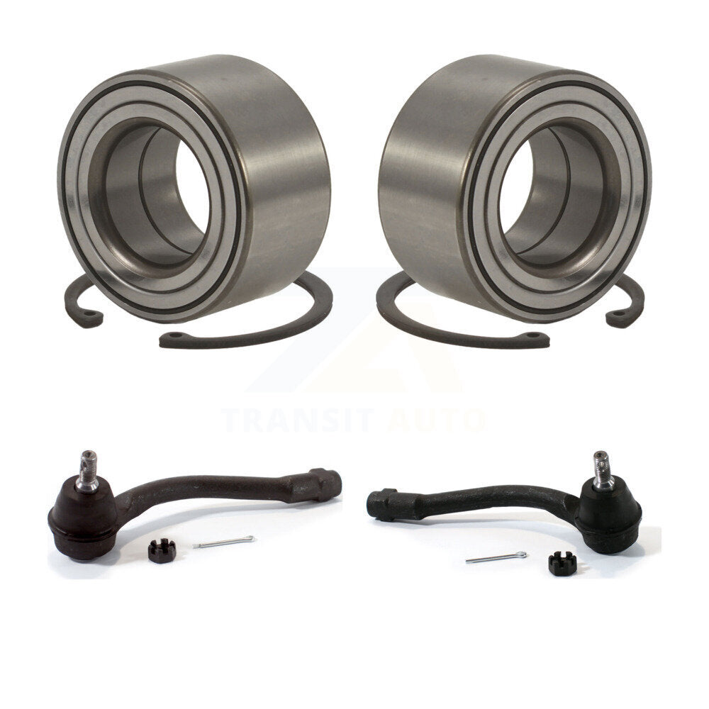 Wheel Bearing And Tie Rod End Front Kit For 2006-2011 Kia Rio Rio5