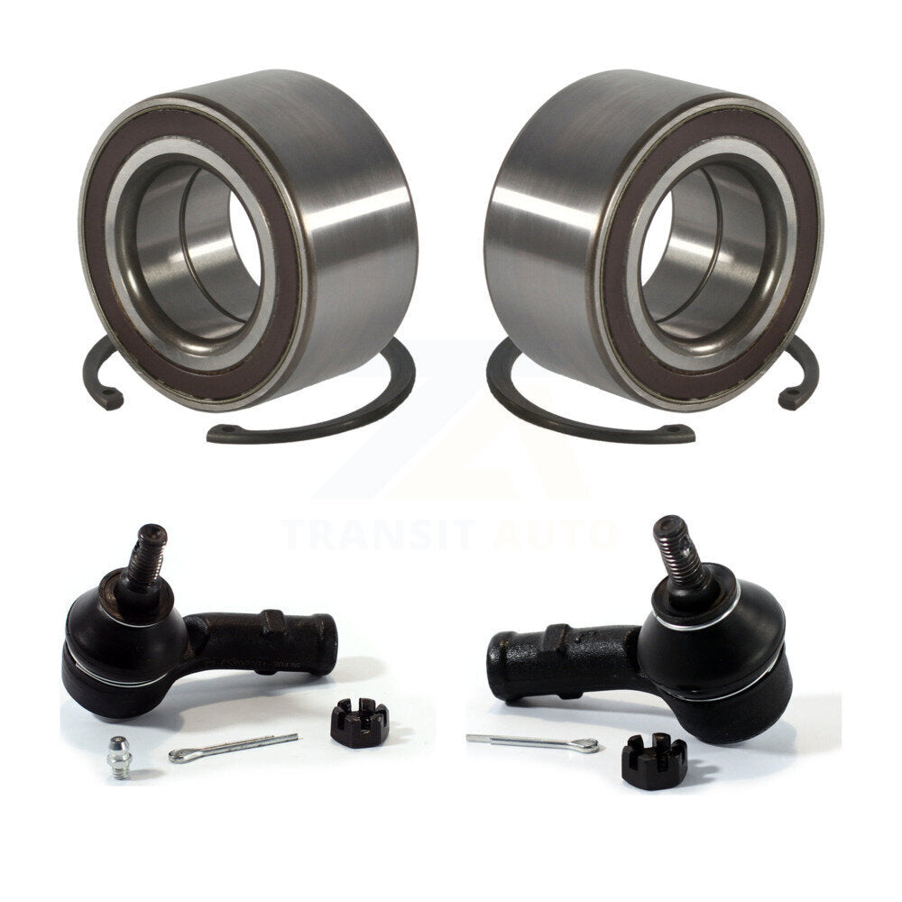 Wheel Bearing And Tie Rod End Front Kit For 2008-2011 Ford Focus