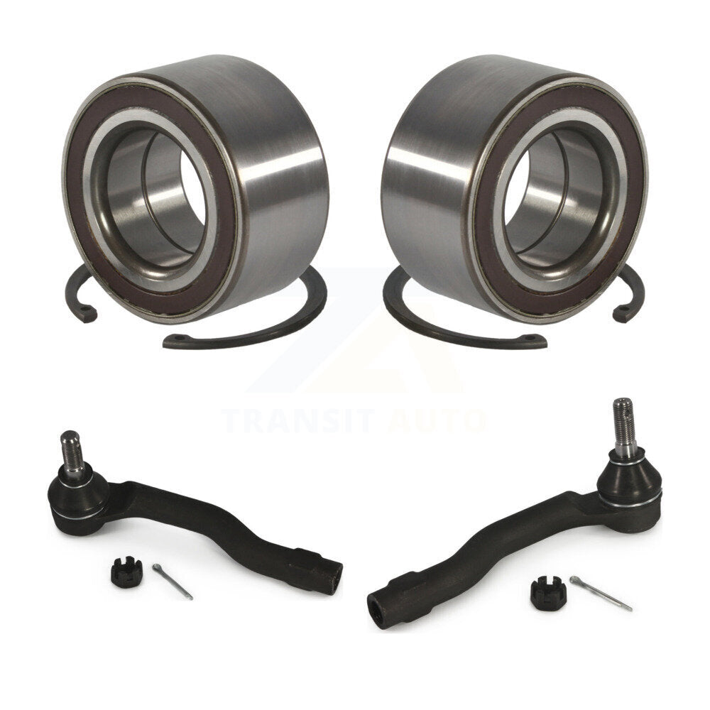 Wheel Bearing And Tie Rod End Front Kit For 2011-2014 Mazda 2