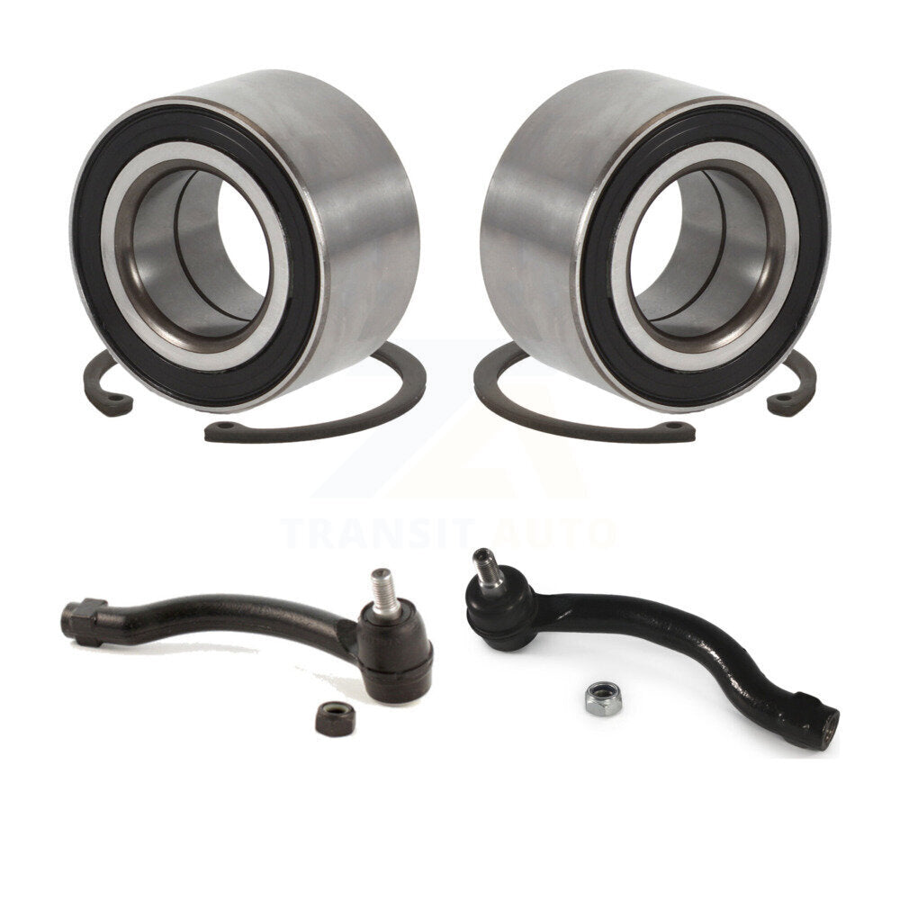 Wheel Bearing And Tie Rod End Front Kit For 2004-2008 Acura TL