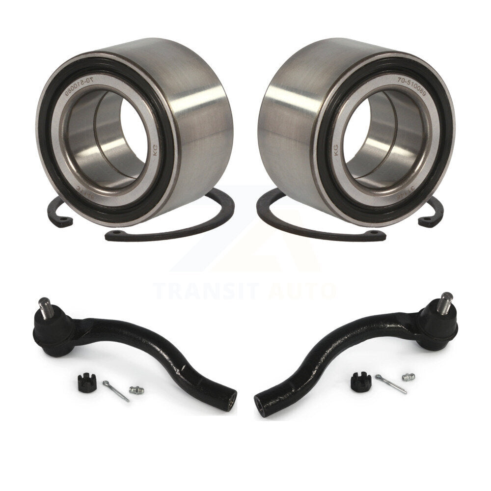 Wheel Bearing And Tie Rod End Front Kit For 2006-2011 Honda Civic 1.3L 1.8L
