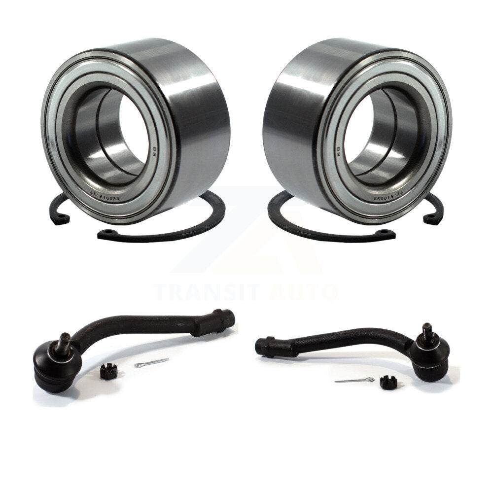 Wheel Bearing & Tie Rod End Front Kit For Hyundai Elantra Kia Forte Koup Forte5