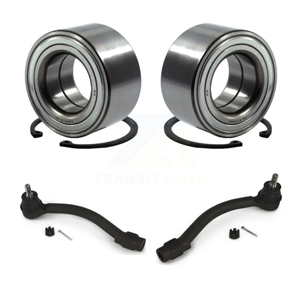 Wheel Bearing Tie Rod End Front Kit For Hyundai Elantra GT Kia Soul Veloster EV