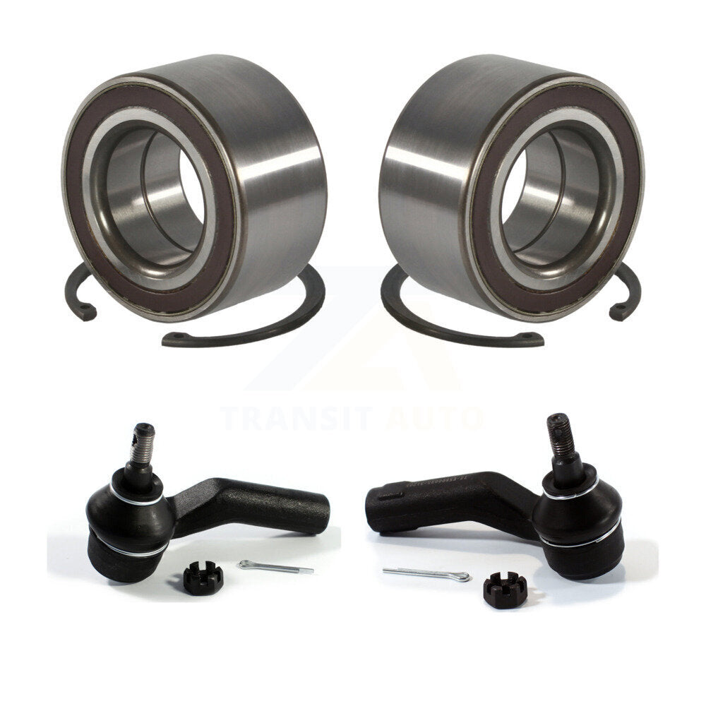 Wheel Bearing And Tie Rod End Front Kit For Mazda 3 5 Sport