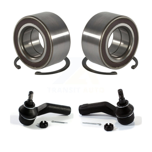 Wheel Bearing And Tie Rod End Front Kit For Mazda 3 5 Sport