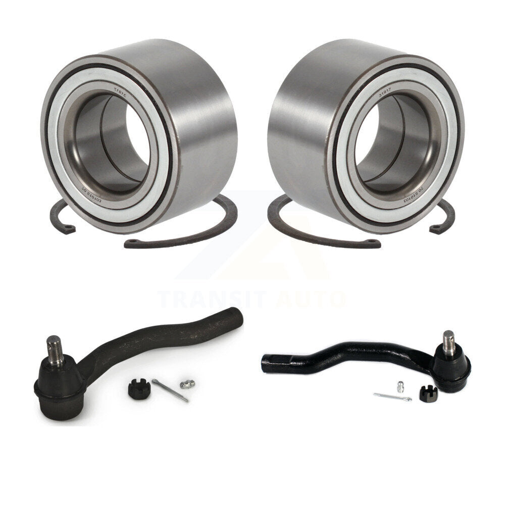 Wheel Bearing And Tie Rod End Front Kit For 2009-2013 Mazda 6 3.7L