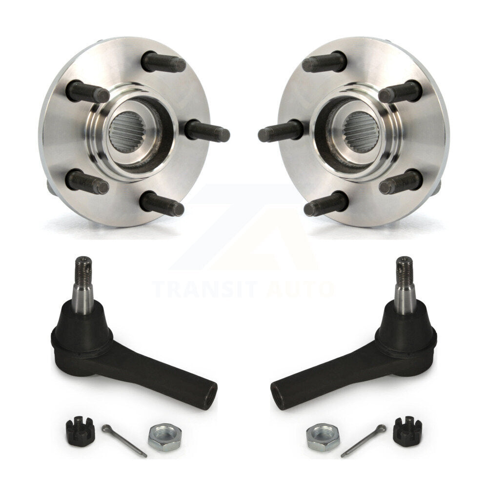 Wheel Bearing And Tie Rod End Front Kit For Ford Taurus Mercury Sable
