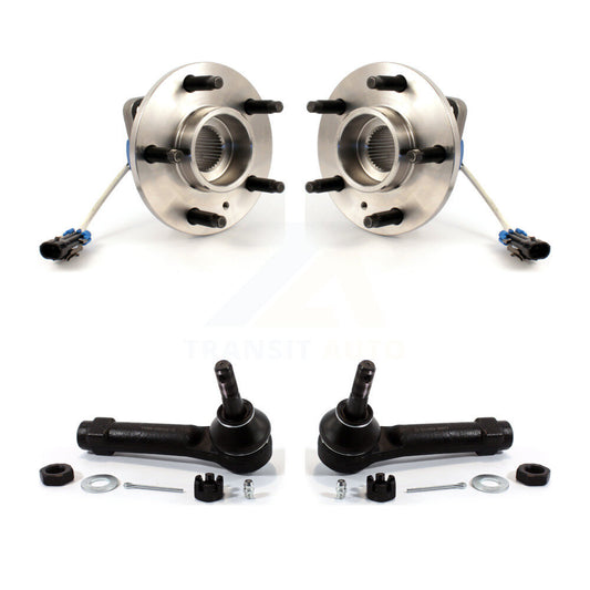 Wheel Bearing Tie Rod End Front Kit For Chevrolet Impala Pontiac Montana Venture