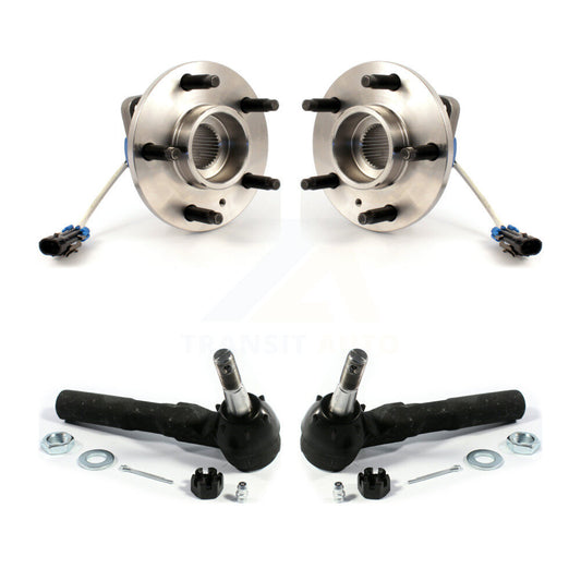 Wheel Bearing & Tie Rod End Front Kit For Buick Rendezvous Pontiac Montana Aztek