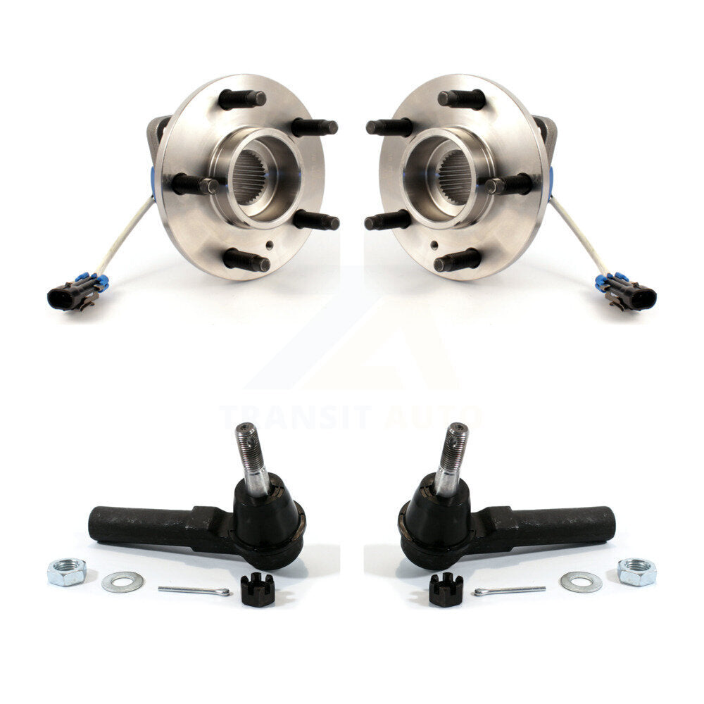 Wheel Bearing Tie Rod End Front Kit For Chevrolet Impala Buick LaCrosse Pontiac