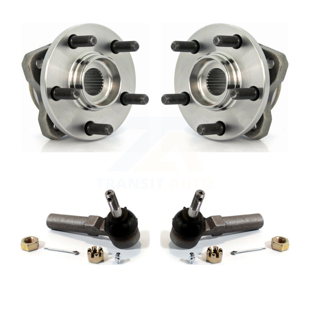 Wheel Bearing & Tie Rod End Front Kit For Dodge Caravan Grand Plymouth Voyager