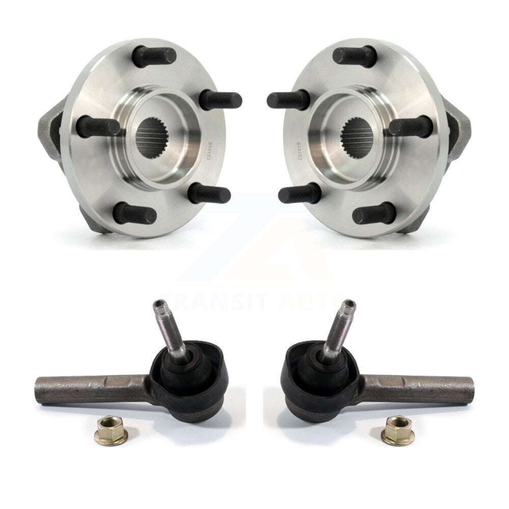 Wheel Bearing And Tie Rod End Front Kit For Dodge Caravan Grand Chrysler Town &