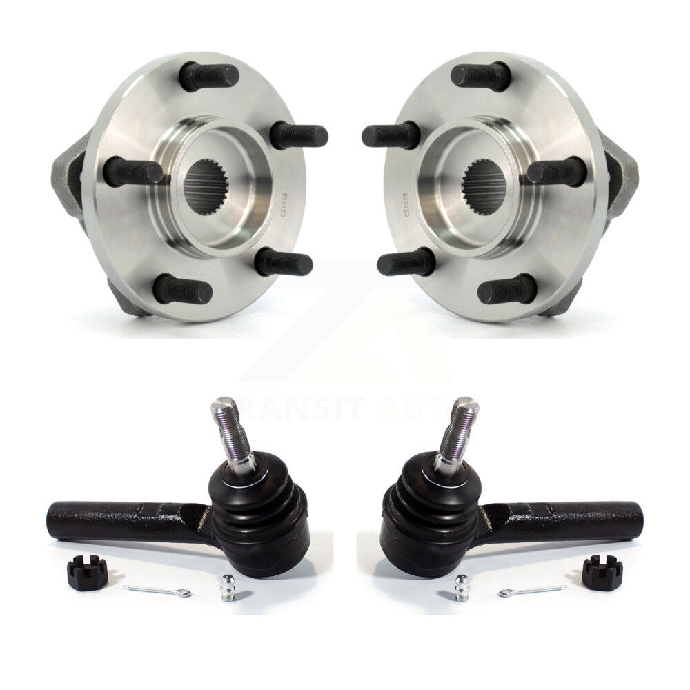 Wheel Bearing And Tie Rod End Front Kit For Dodge Grand Caravan Chrysler Town &