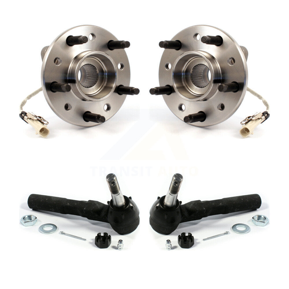 Wheel Bearing Tie Rod End Front Kit For Pontiac Grand Am Chevrolet Malibu Alero