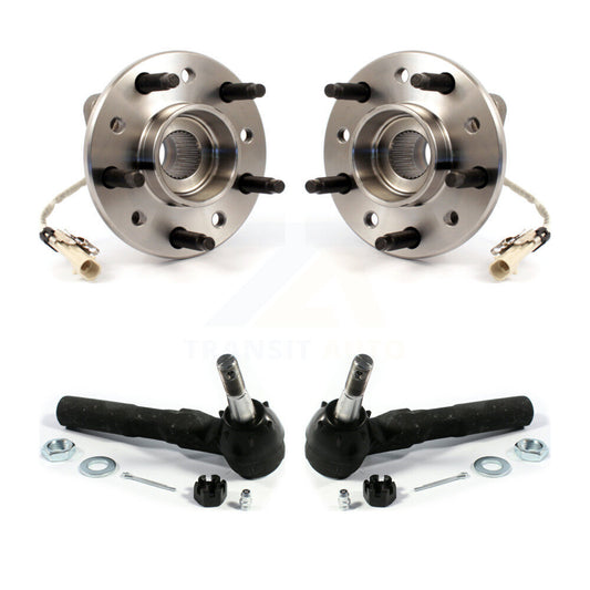 Wheel Bearing Tie Rod End Front Kit For Pontiac Grand Am Chevrolet Malibu Alero