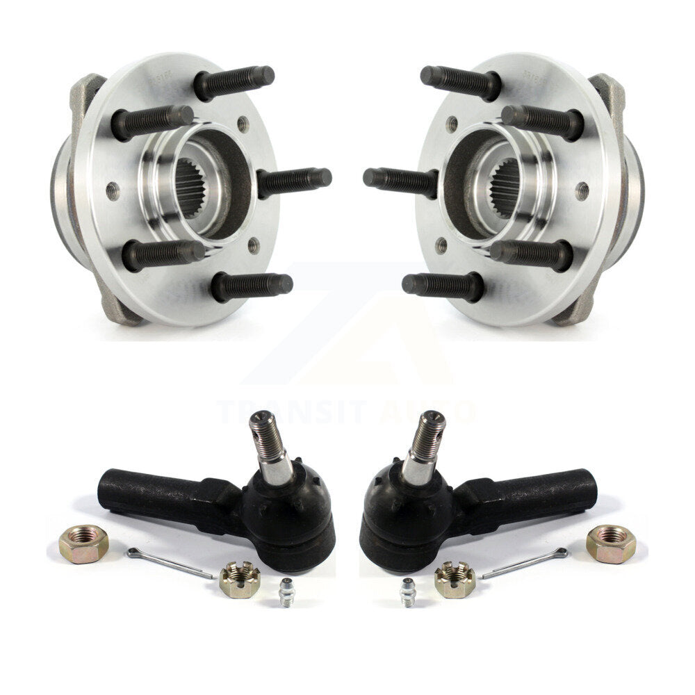 Wheel Bearing And Tie Rod End Front Kit For 1998-2003 Ford Windstar