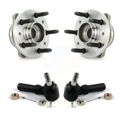 Wheel Bearing And Tie Rod End Front Kit For 1998-2003 Ford Windstar