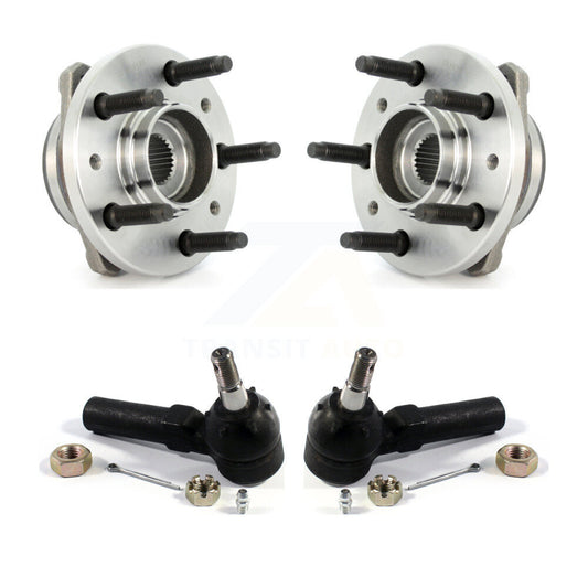 Wheel Bearing And Tie Rod End Front Kit For 1998-2003 Ford Windstar