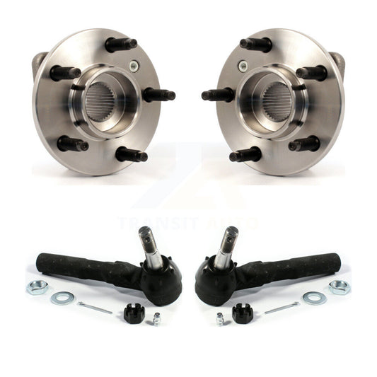 Wheel Bearing Tie Rod End Front Kit For Buick Rendezvous Chevrolet Malibu Aztek