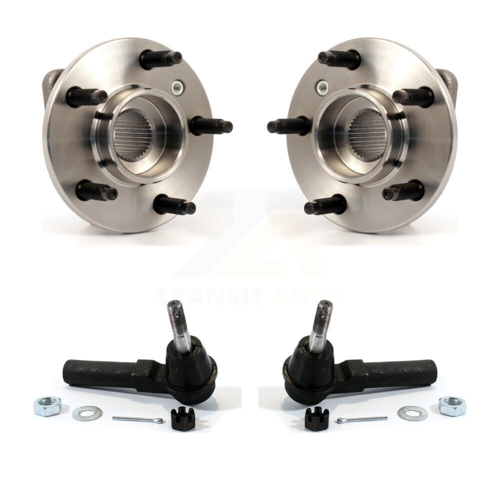 Wheel Bearing And Tie Rod End Front Kit For Chevrolet Impala Pontiac Grand Prix