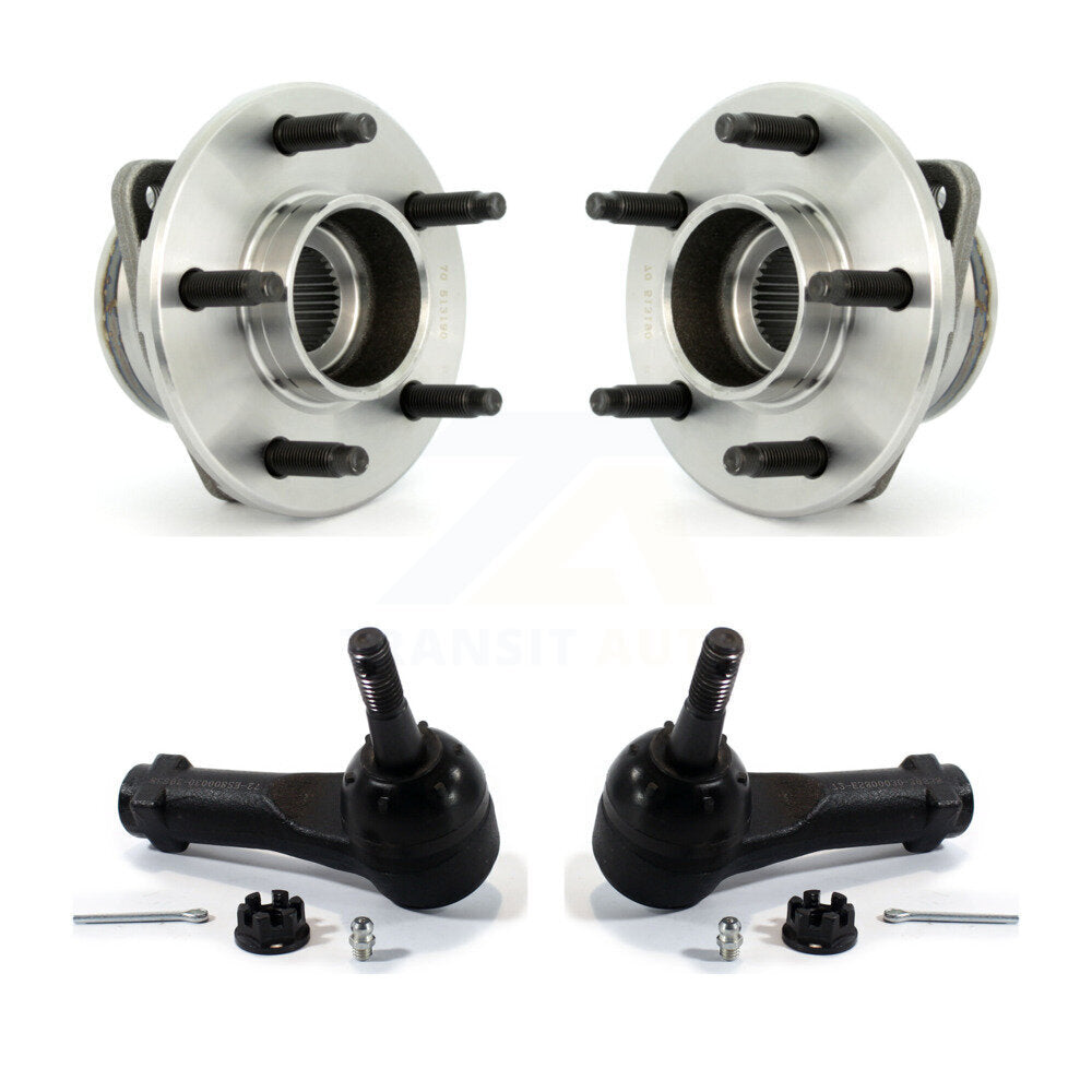 Wheel Bearing And Tie Rod End Front Kit For Saturn Vue Pontiac Torrent Chevrolet