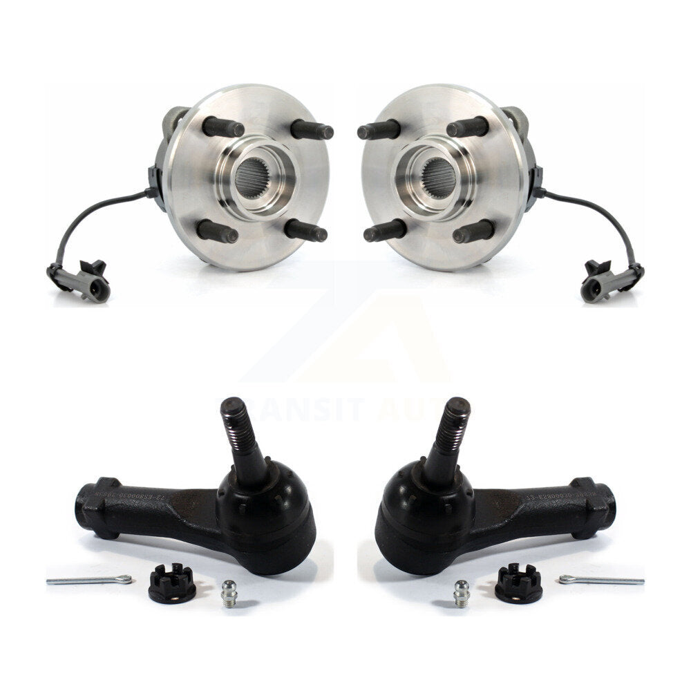Wheel Bearing & Tie Rod End Front Kit For Chevrolet Cobalt Pontiac G5 Saturn Ion
