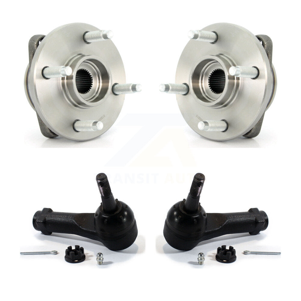 Wheel Bearing & Tie Rod End Front Kit For Chevrolet Cobalt Pontiac G5 Saturn Ion
