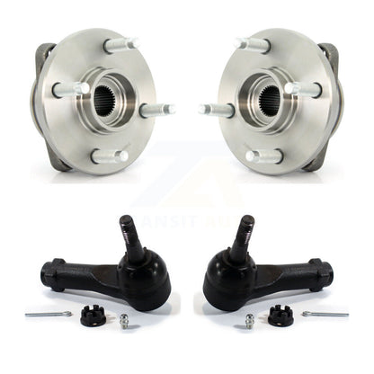 Wheel Bearing & Tie Rod End Front Kit For Chevrolet Cobalt Pontiac G5 Saturn Ion