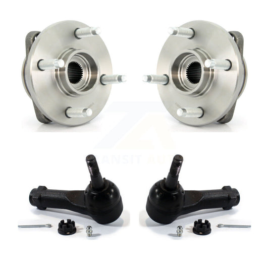 Wheel Bearing & Tie Rod End Front Kit For Chevrolet Cobalt Pontiac G5 Saturn Ion