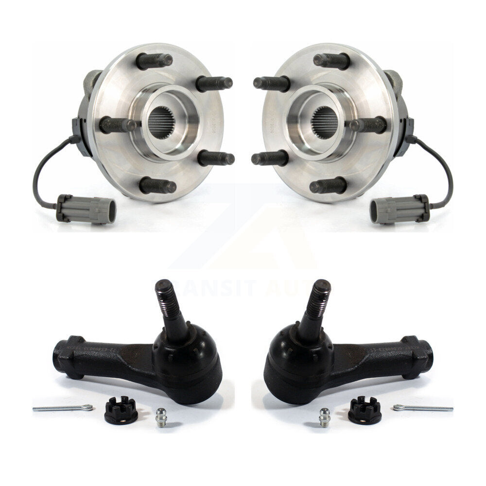 Wheel Bearing & Tie Rod End Front Kit For Chevrolet Cobalt Pontiac G5 Saturn Ion