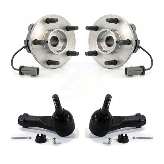 Wheel Bearing & Tie Rod End Front Kit For Chevrolet Cobalt Pontiac G5 Saturn Ion