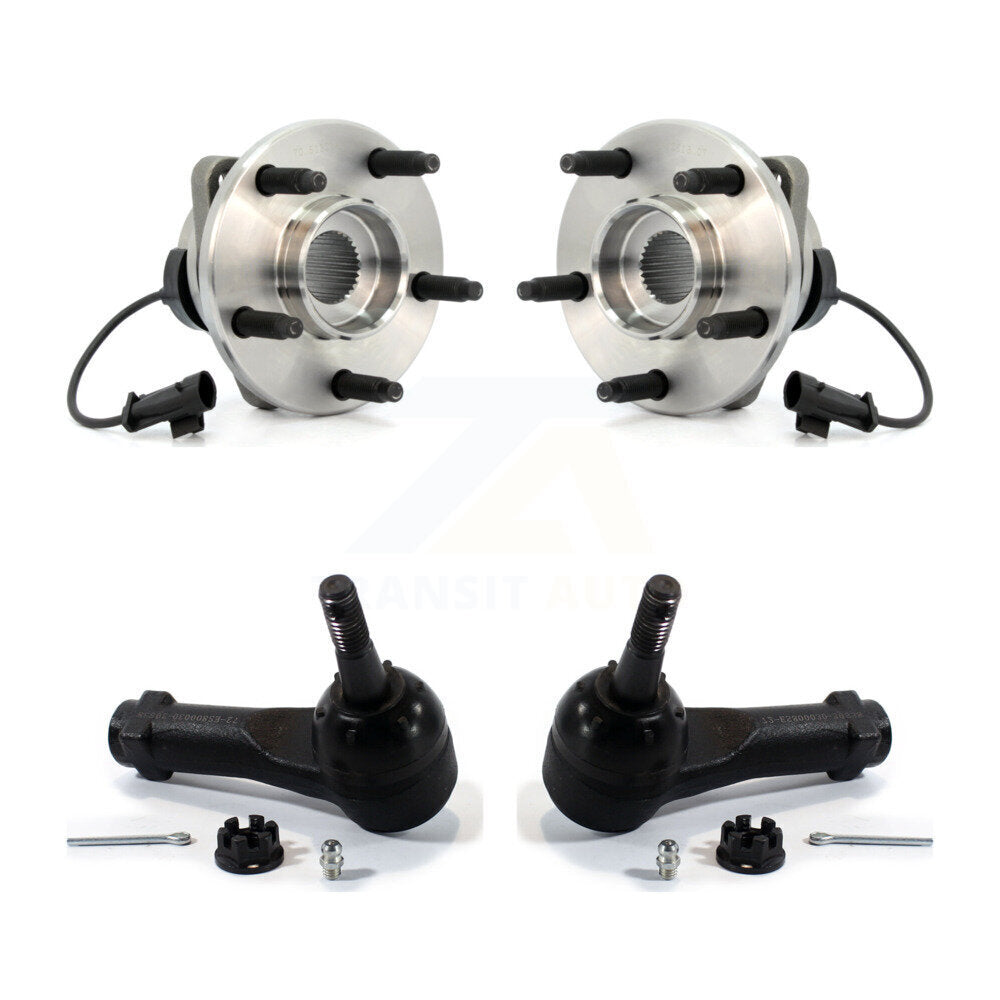 Wheel Bearing And Tie Rod End Front Kit For Chevrolet Cobalt HHR