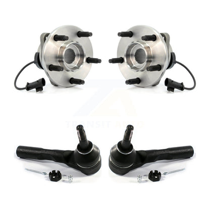 Wheel Bearing Tie Rod End Front Kit For Chevrolet Malibu Pontiac G6 Saturn Aura