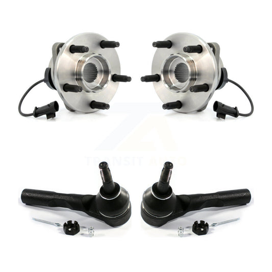 Wheel Bearing Tie Rod End Front Kit For Chevrolet Malibu Pontiac G6 Saturn Aura