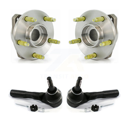 Wheel Bearing And Tie Rod End Front Kit For Chevrolet Malibu Pontiac G6 Non-ABS