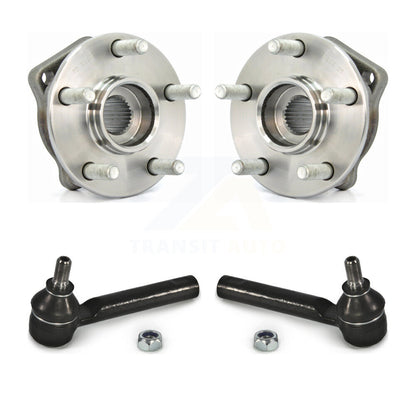 Wheel Bearing & Tie Rod End Front Kit For Subaru Impreza Forester Outback Legacy