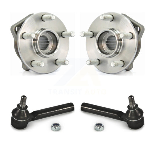 Wheel Bearing & Tie Rod End Front Kit For Subaru Impreza Forester Outback Legacy