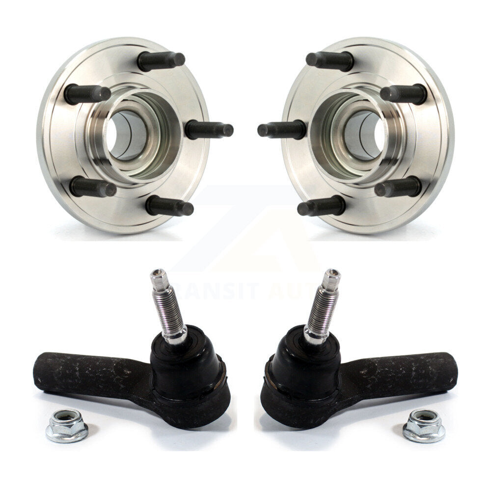 Wheel Bearing And Tie Rod End Front Kit For Ford Mustang