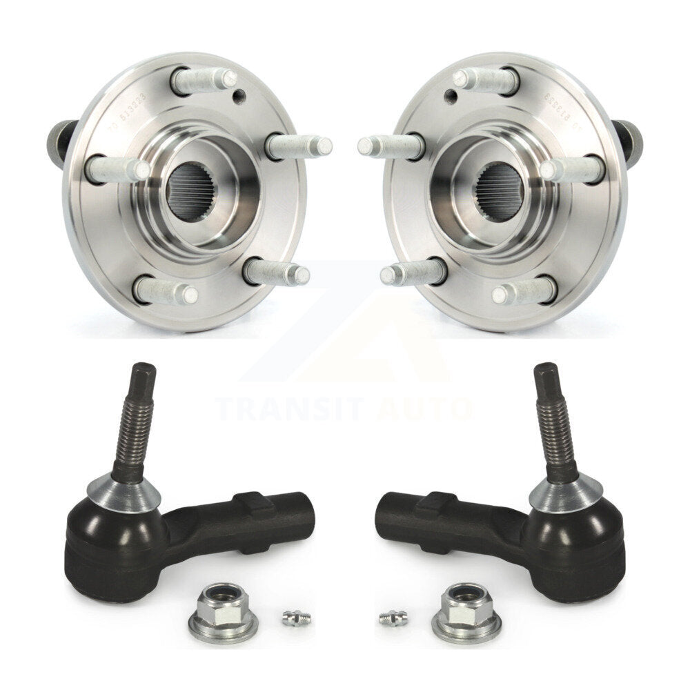 Wheel Bearing And Tie Rod End Front Kit For Ford Five Hundred Freestyle Taurus X
