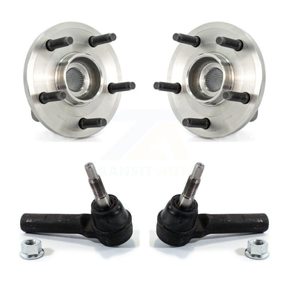 Wheel Bearing And Tie Rod End Front Kit For Dodge Dakota Mitsubishi Raider