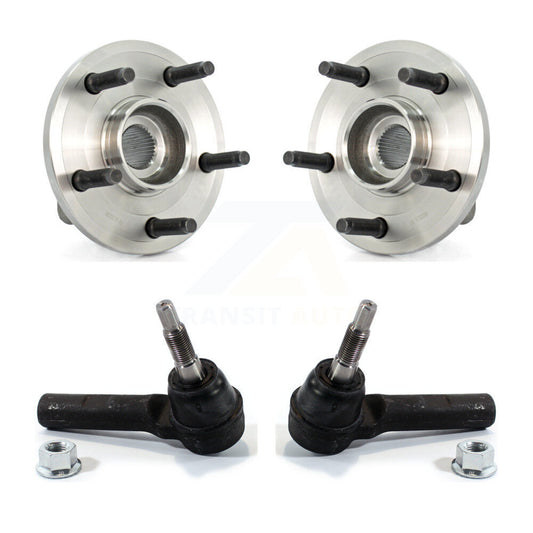 Wheel Bearing And Tie Rod End Front Kit For Dodge Dakota Mitsubishi Raider